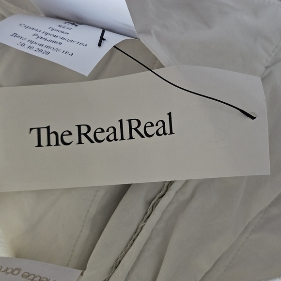 Annette Goertz Germany 2020 Cream And White Stripe Split Hem Leisure Pants - Picture 13 of 15